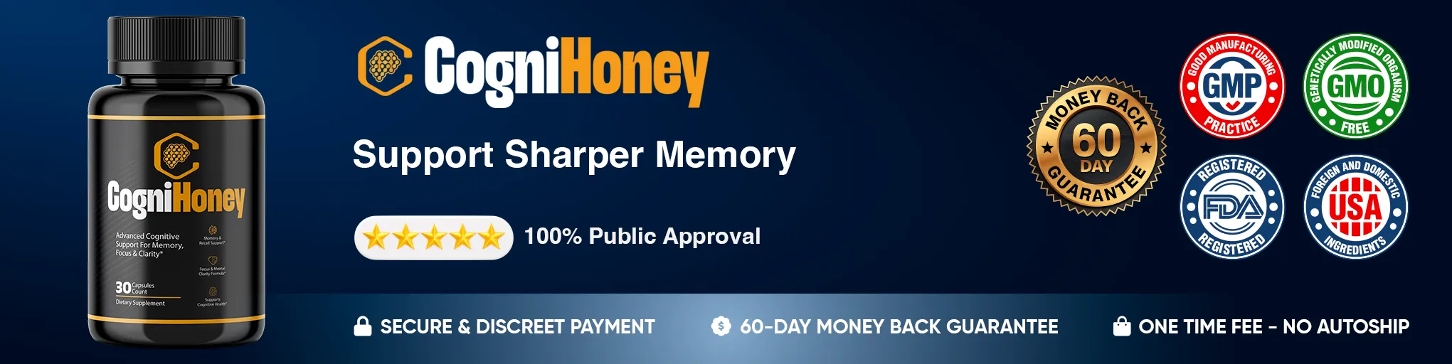 CogniHoney official offer banner